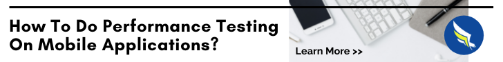 Performance testing on mobile apps